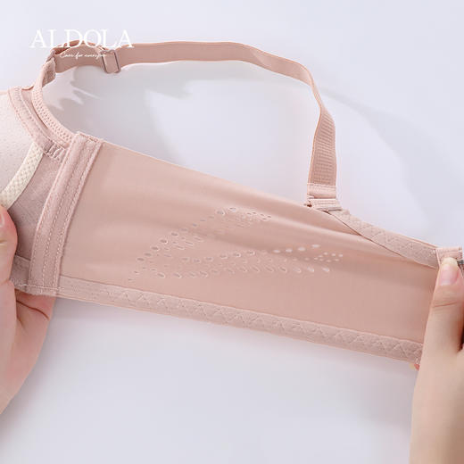 雅黛丽内衣女小胸聚拢收副乳防下垂文胸无钢圈显胸大女士蕾丝胸罩 商品图3
