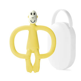 牙胶+收纳盒|英国Matchstick Monkey火柴猴牙胶婴儿磨牙棒安抚咬咬乐 3月-3岁