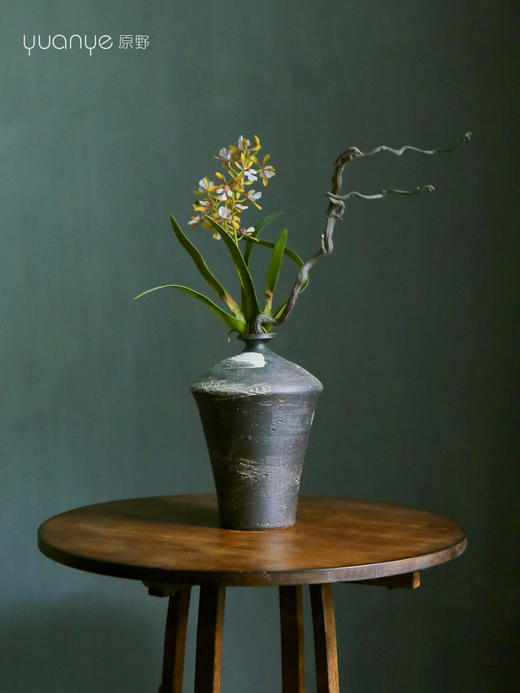 新中式侘寂风日式仿真花摆件陶瓷复古餐桌酒店客厅茶室装饰花摆设 商品图3