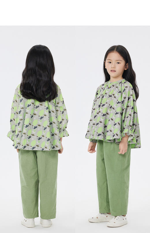 JNBY  23年春款  灯芯绒长袖衬衣   1N1214500 商品图8