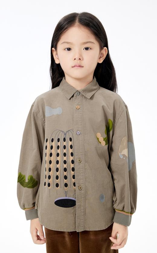 JNBY  23年春款  灯芯绒长袖衬衣  1N1213870 商品图3