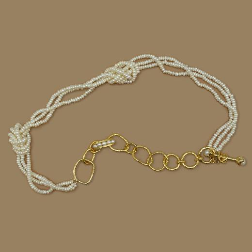 订购8周到｜Pach Pearl-Latok Knotted-缠结 珍珠 项链［瑞士设计师］ 商品图0