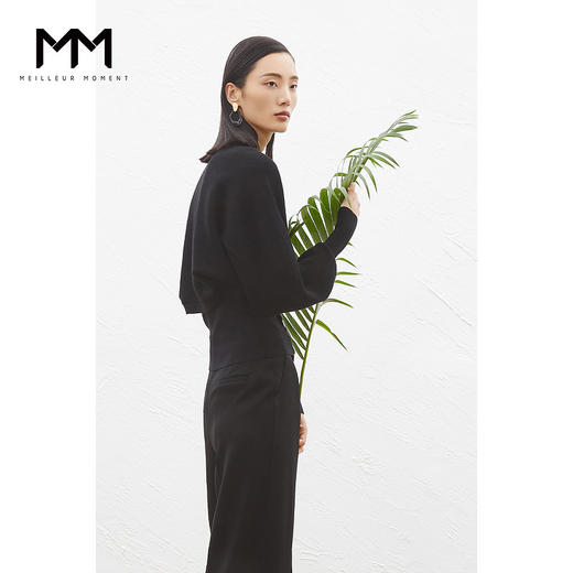 【商场同款】麦檬春披肩两件套式圆领针织衫5D1230221 商品图0