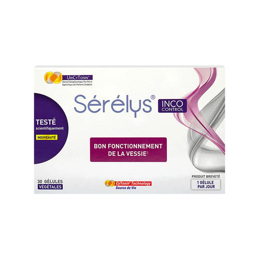 Serelys INCO（凯格尔）盆底肌修复胶囊法国进口专利纯花粉提取物30粒/盒 商品图0