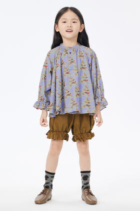 JNBY  23年春款  灯芯绒长袖衬衣   1N1214500