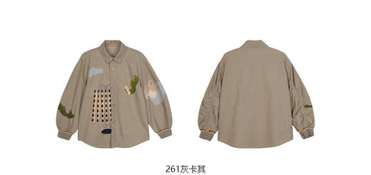 JNBY  23年春款  灯芯绒长袖衬衣  1N1213870 商品图12