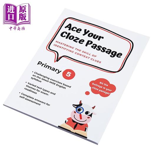 【中商原版】新加坡教辅 Ace Your Cloze Passage Primary 5 战胜英语完形填空 小学5年级 教辅练习 英语填空题 英文原版图书 商品图1