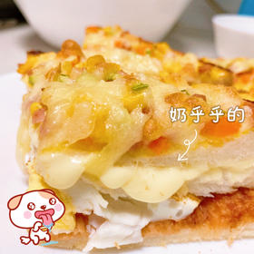 这届妈妈太卷啦！双层芝士三明治🥪香迷糊了~