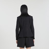 谜底西装外套女士2023春季新款黑色通勤时尚西服短外套231MW0045 商品缩略图2