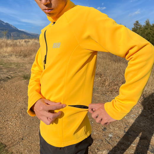 URG半拉链抓绒衣3/4 Zip Fleece秋季男女户外运动马拉松比赛跑步健身装备上衣 可定制 商品图3