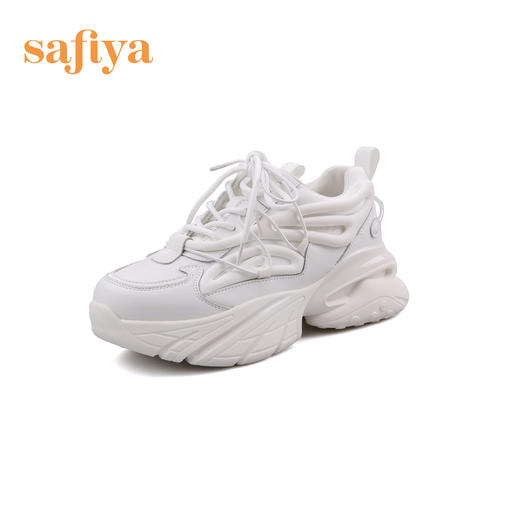 【新春秒杀】Safiya/索菲娅 网红炸街2023年游艇太空厚底运动休闲老爹鞋 SF31112071 商品图11