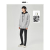 HIM漢崇 卫衣男21秋冬宽松慵懒风撞色连帽下摆字母小众设计感上衣 商品缩略图1
