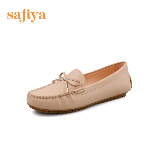 Safiya/索菲娅 舒适软底一脚蹬2023年春款新品百搭浅口防滑豆豆鞋 SF31111122/SF33111122 商品图11