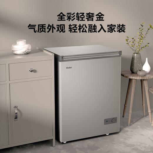 海尔Haier142升小型商用家用冰柜冷藏冷冻转换冷冻柜母乳冷柜BCBD-142GHPCD 商品图3