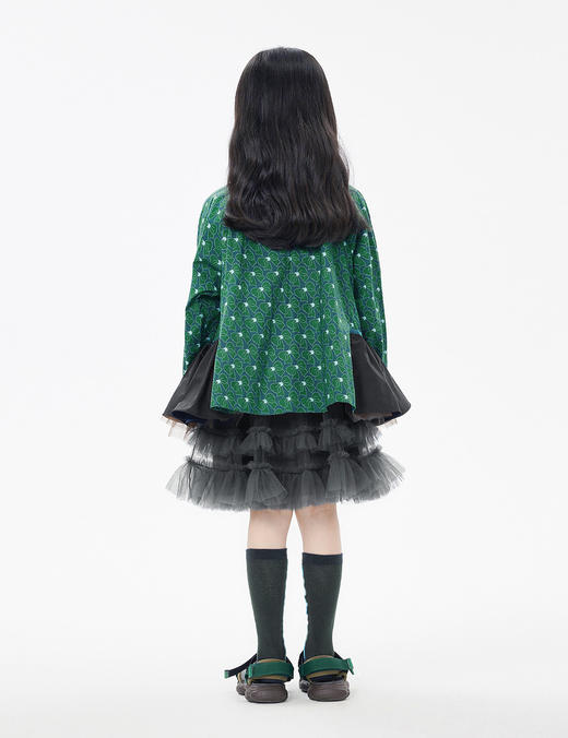 JNBY  23年春款  细沙拼接设计长袖衬衣  1N1212830 商品图5