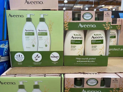 Aveeno燕麦高效保湿润肤露591ml*2瓶套装 商品图2