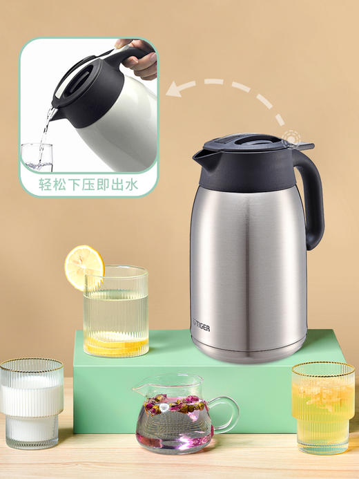 【6F】TIGER虎牌PWM-A16C/A20C便携式办公家用热水瓶保温壶 商品图1