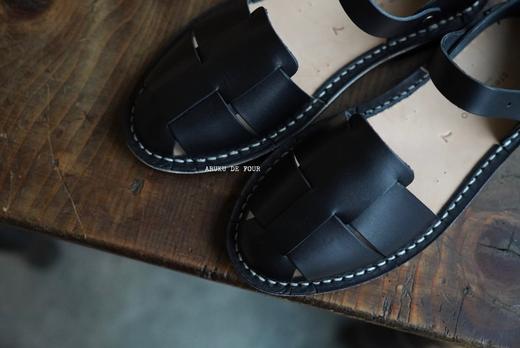 STEVE MONO 植物鞣制手工皮鞋 2色手工编织鞋(深棕37码6折) 商品图8