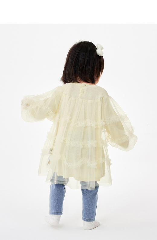 JNBY   23年春款  亲肤精梳棉细沙长袖毛衫连衣裙  YN1G11660 商品图8