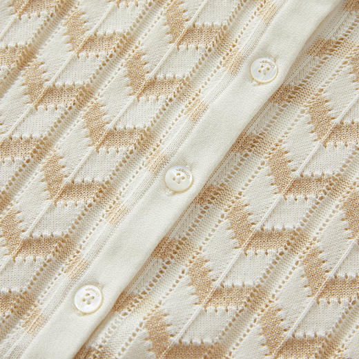 英氏女童毛衣23春夏新款薄外套桑蚕丝对襟衫宝宝线衣YRWBJ1P395A 商品图3