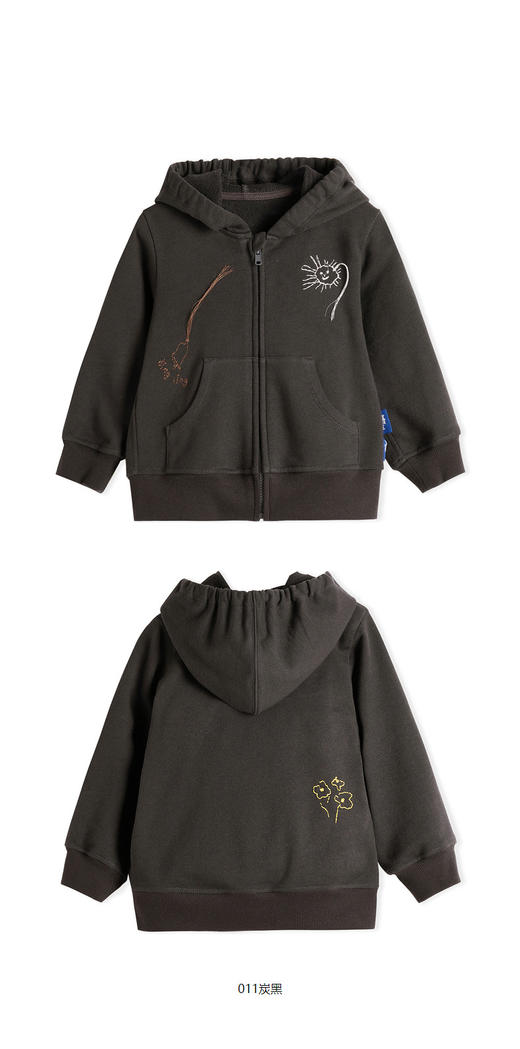 JNBY   23年春 款   纯棉连帽开襟卫衣  YN1412200 商品图7