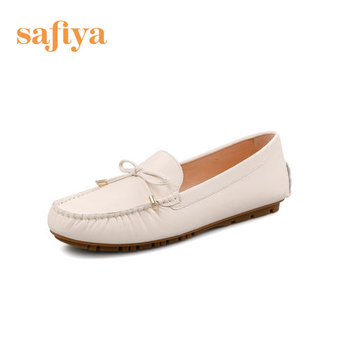 Safiya/索菲娅 舒适软底一脚蹬2023年春款新品百搭浅口防滑豆豆鞋 SF31111122/SF33111122 商品图13