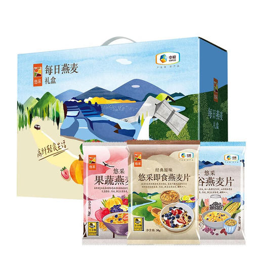 中粮悠采每日燕麦礼盒900g 商品图2