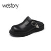 westory春夏穆勒鞋厚底半拖乐福女鞋55441 商品缩略图1