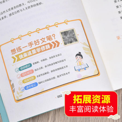 小学生小散文100课  适合小学生的小散文（上下册） 商品图5