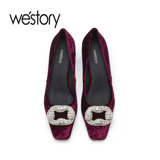 westory2023年春季新款浅口单鞋女休闲百搭55401 商品图4