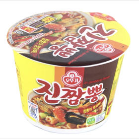 不倒翁辣味金拉面115g桶面 韩式汤面真拉面速食泡面韩国进口方便面