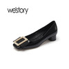 westory232023春季新款圆头豆豆鞋乐福鞋女软平底55501 商品缩略图1