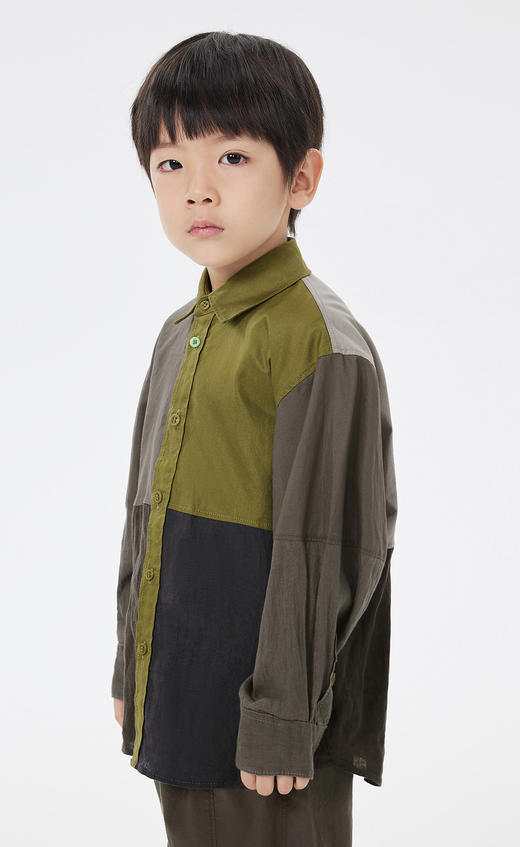 JNBY   23年春款  全棉轻便长袖衬衣  1N1213480 商品图3