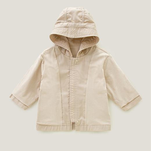 英氏男童轻薄风衣外套宝宝拉链衫衣2023春秋新款YRWGJ1P197A 商品图2