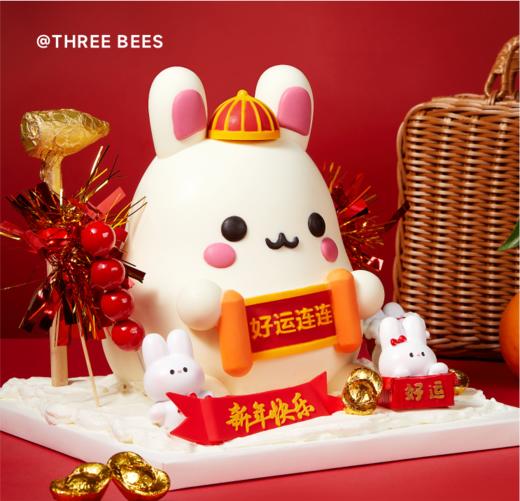 大展宏兔（新年重磅推荐，能砸开金元财宝，超大只兔子，8寸适合6-10人食用）（春节） 商品图1