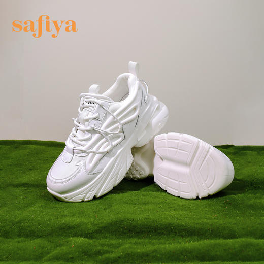 【新春秒杀】Safiya/索菲娅 网红炸街2023年游艇太空厚底运动休闲老爹鞋 SF31112071 商品图8