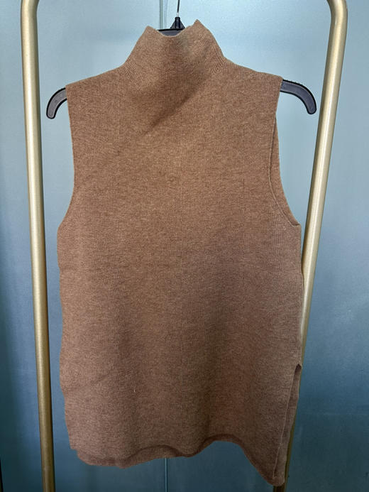 Theory羊毛羊绒高领针织背心女款 商品图2