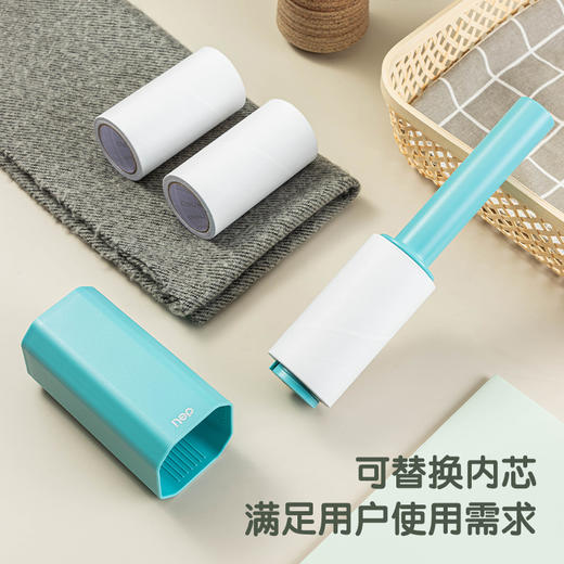 得力JF886-BL I型家用粘毛滚轮10cm*60撕*90μm 商品图4