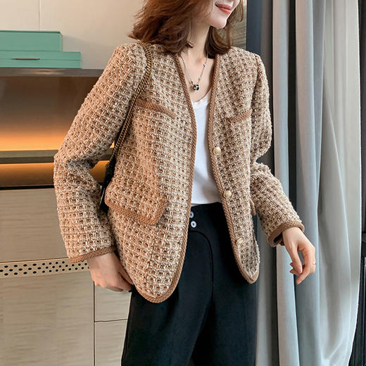 裁缝学苑AQ19 小香风外套纸样 女装2022年新款衣服上衣打版裁剪图 商品图1