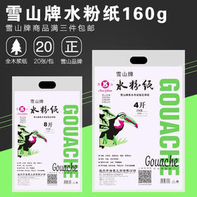 雪山 水粉纸20张/包