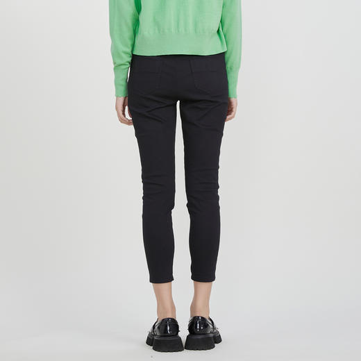 谜底修身9分小脚裤女2023春季新款舒适质棉紧身显瘦裤子231MK0152 商品图2