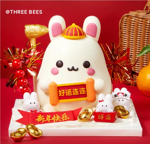 大展宏兔（新年重磅推荐，能砸开金元财宝，超大只兔子，8寸适合6-10人食用）（春节） 商品图0