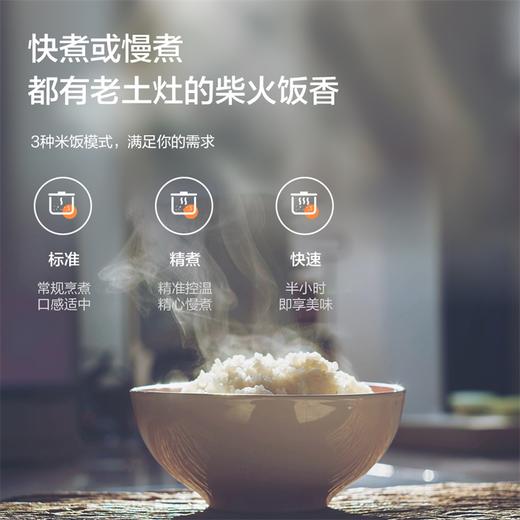 8月内购 松下2L家用迷你电饭煲 可预约 微电脑智能触控电饭锅 SR-DB071-W 白色 商品图5