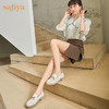 Safiya/索菲娅 英伦学院风2023春季新款软底一脚蹬复古JK小皮鞋 SF31112048/SF33112048 商品缩略图2