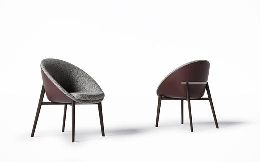 Night Sea夜海 餐椅 | 皮布面料可选，详询客服 商品图2