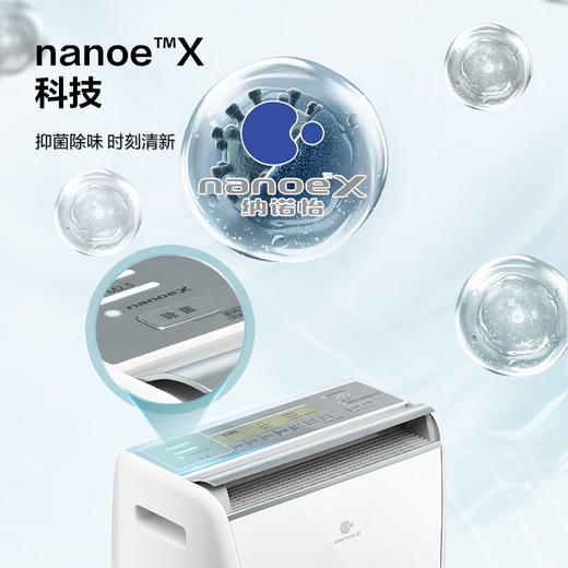 【年底大促  特价机】松下除湿机 21LPM2.5感应纳诺怡除湿净化 2合1 F-42C2YTA 商品图4