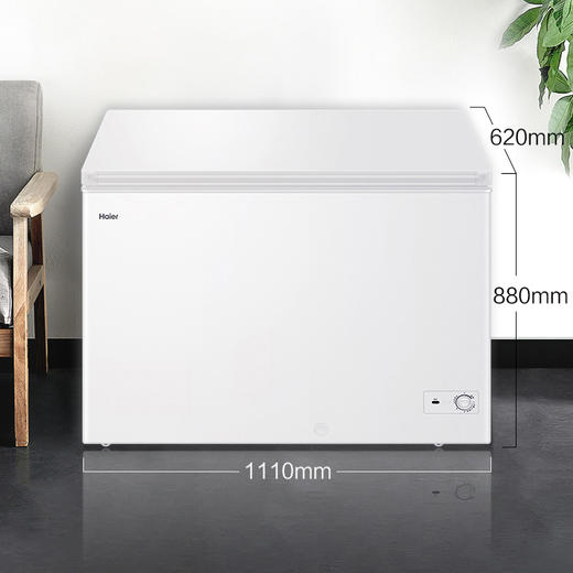 海尔(Haier)冷柜BC BD-303HD 海尔(Haier)303升家用商用卧式冰柜冷柜冷冻柜 减霜80_ 3D逆循环速冷 商品图0