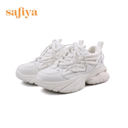 【新春秒杀】Safiya/索菲娅 网红炸街2023年游艇太空厚底运动休闲老爹鞋 SF31112071 商品图12