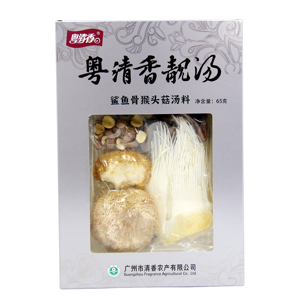 粤清香鲨鱼骨猴头菇汤料65g