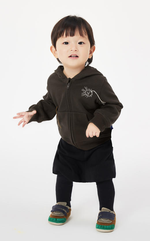 JNBY   23年春 款   纯棉连帽开襟卫衣  YN1412200 商品图5